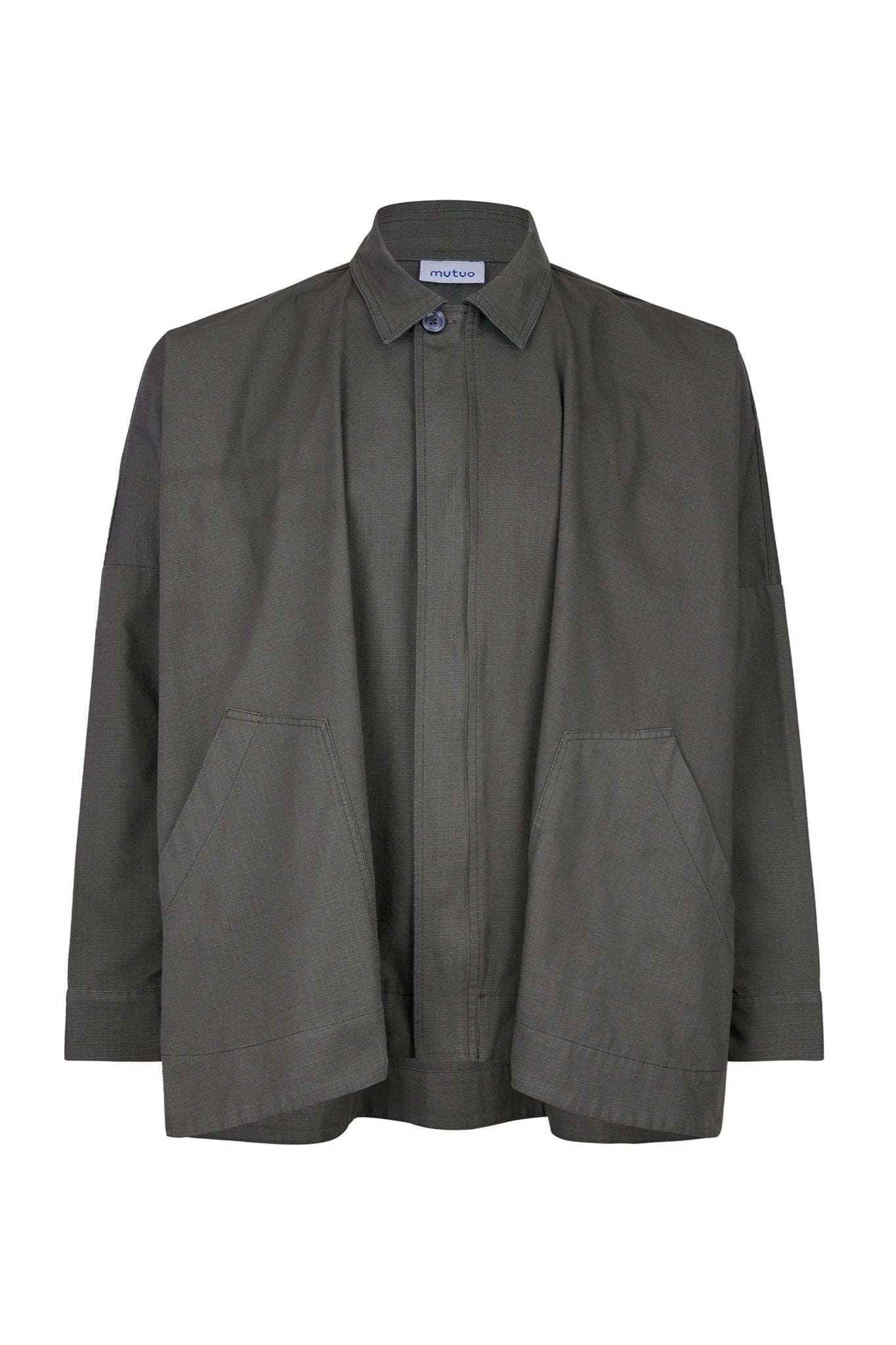 Arcadia Oversized Point Collar Jacket