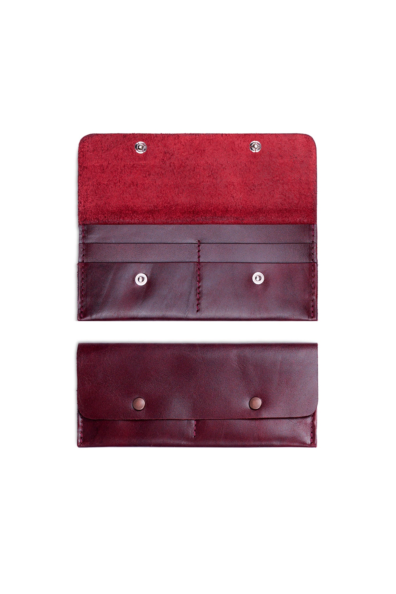 Encino Leather Snap Wallet