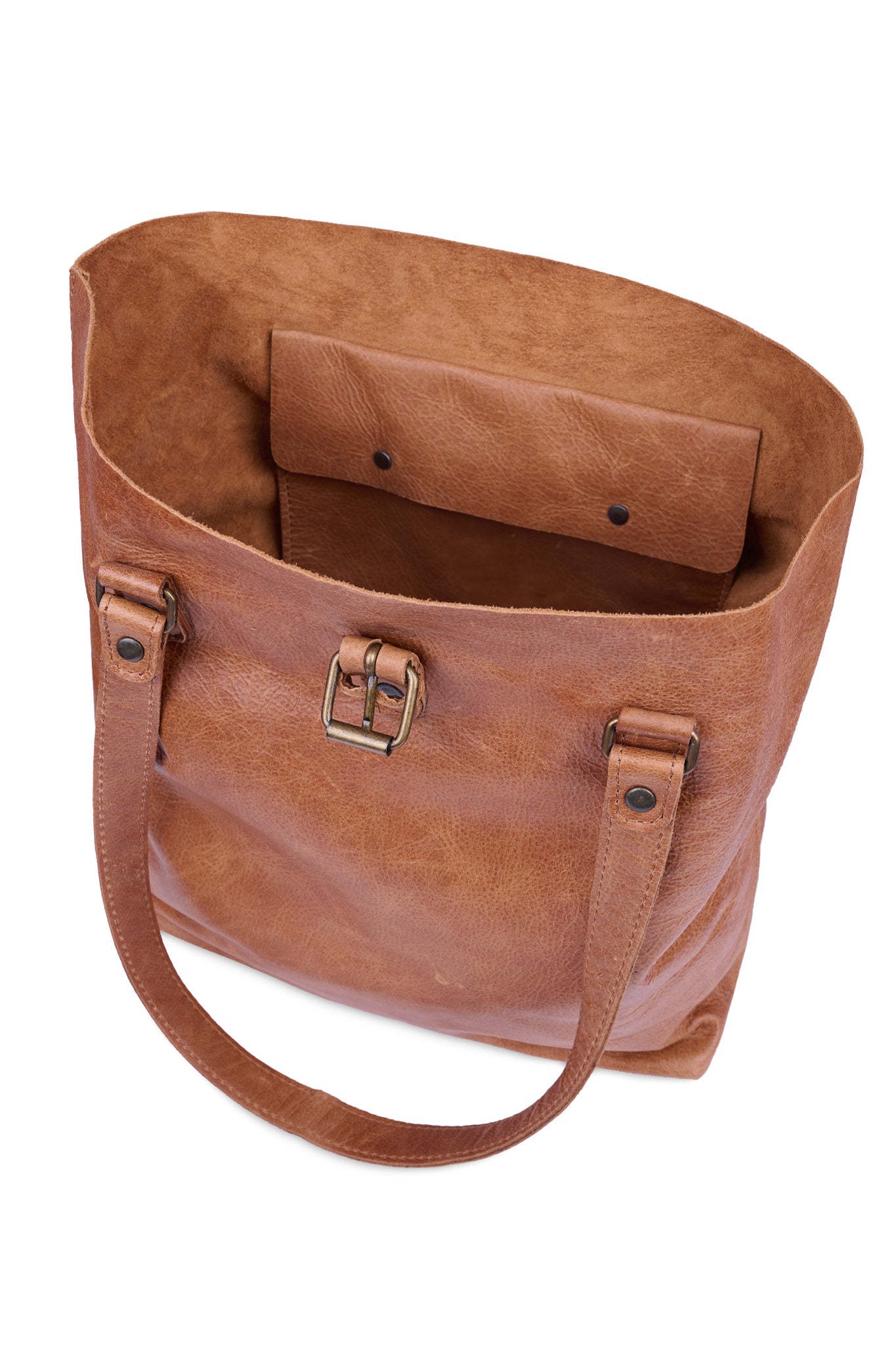 Fresno Rustic Leather Totebag