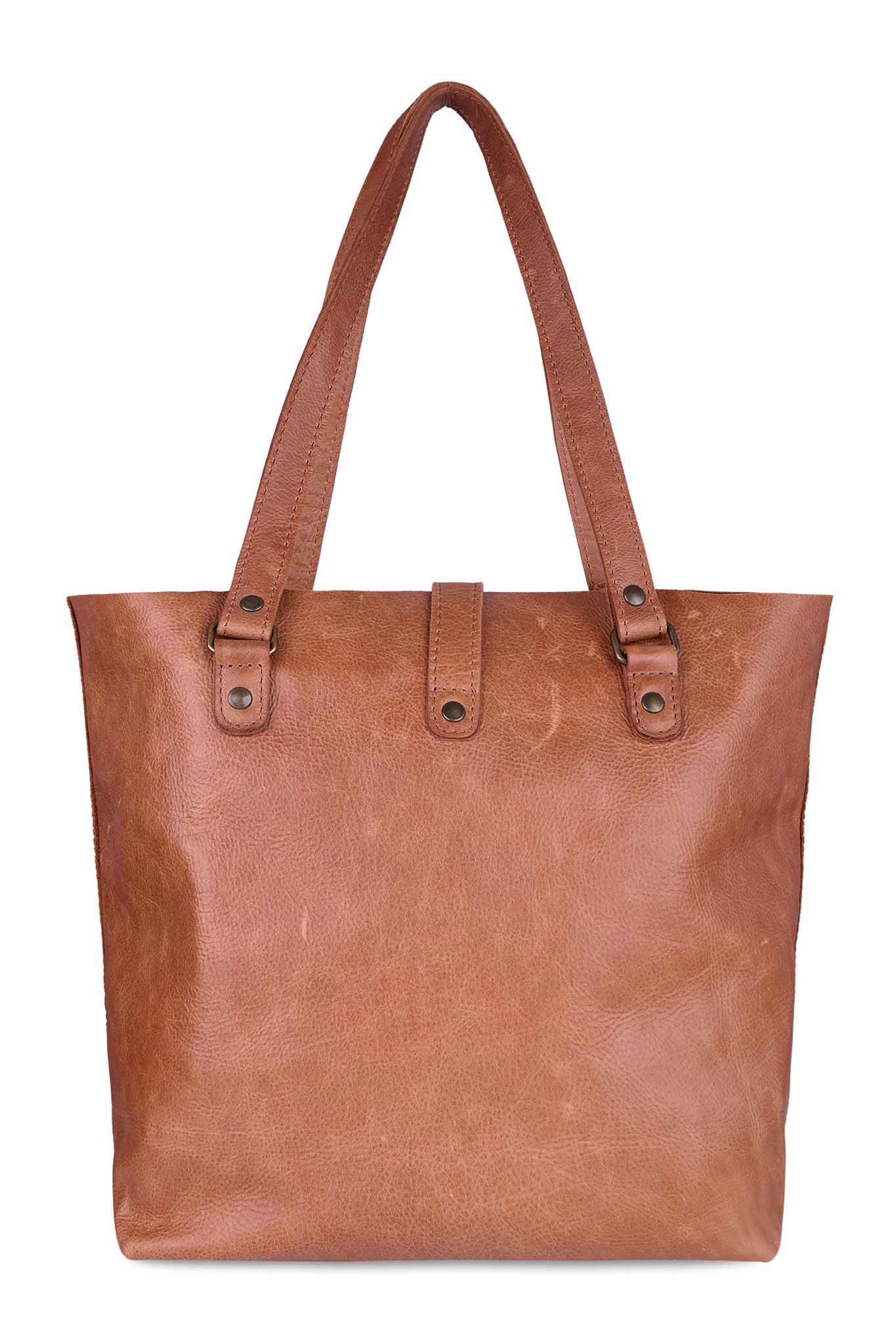 Fresno Rustic Leather Totebag