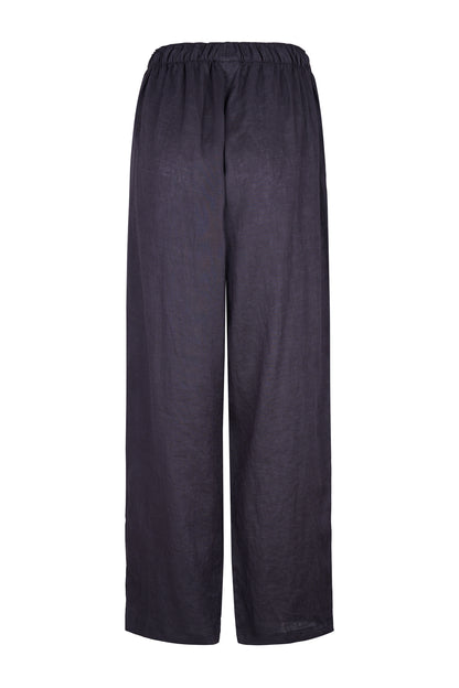 Ander Washed Linen Elastic Waist Pants