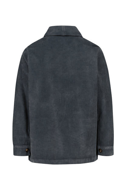 Boris Washed Courderoy Round Collar Jacket