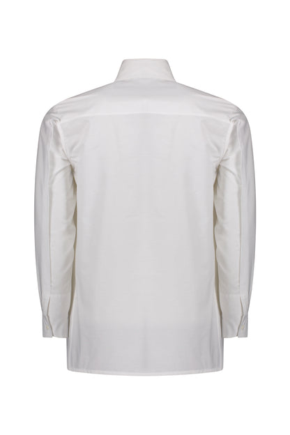 Fauno Tailored Front Pocket Hidden Button Shirt