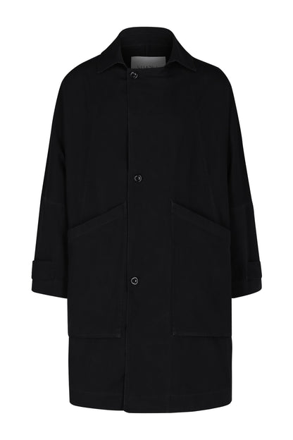 Macadamia Washed Canvas Trench Coat