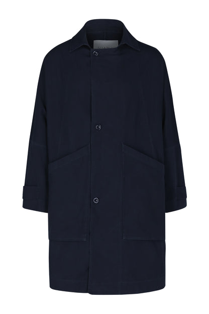 Macadamia Washed Canvas Trench Coat