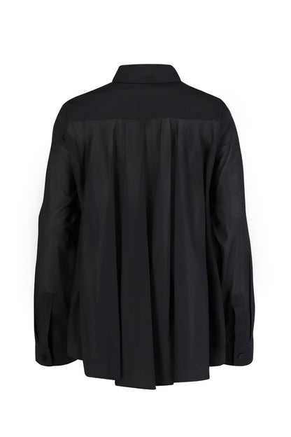 Shimomura Cotton Voile Flare Back Shirt