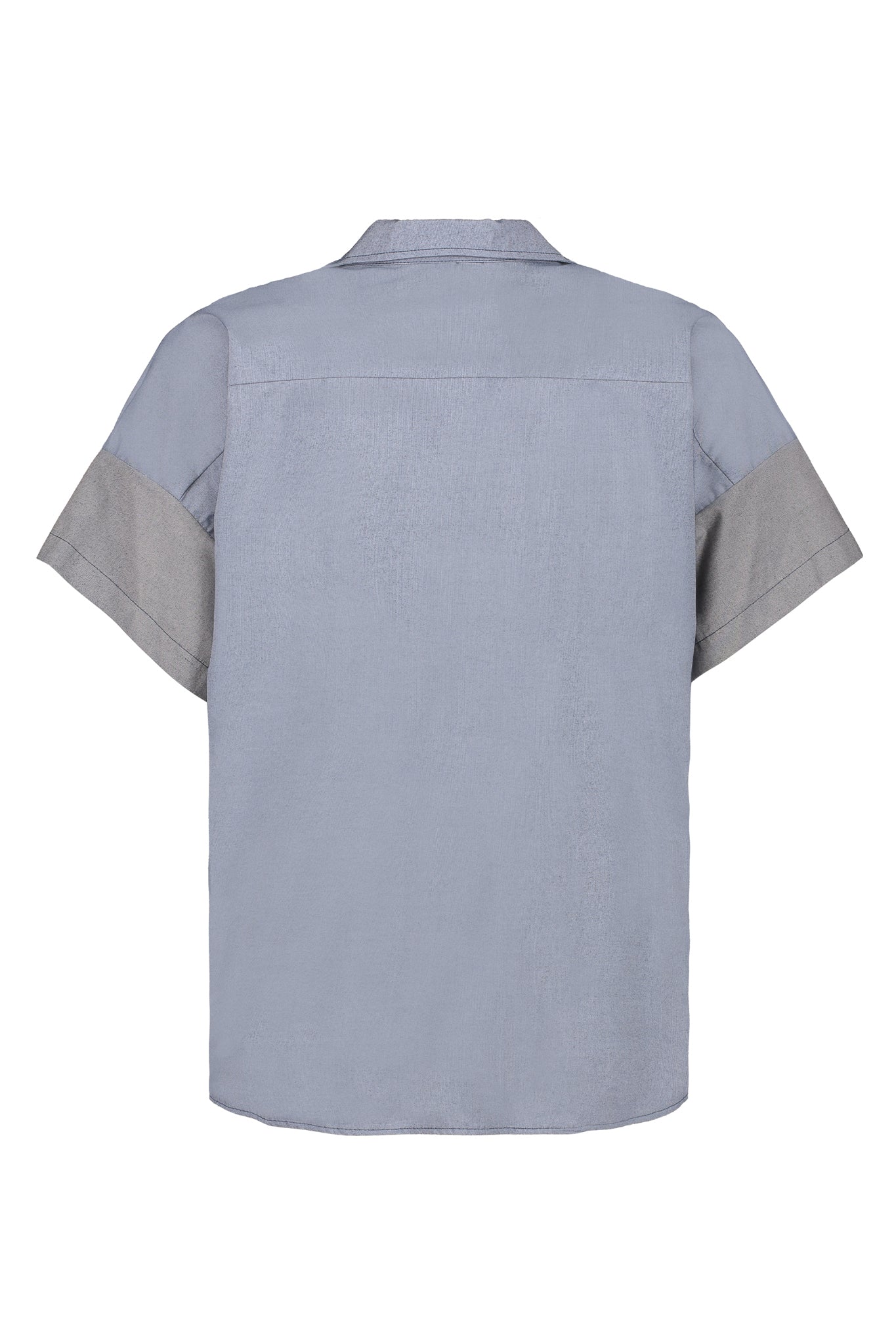 Tin Short Sleeved Piece-Dyed Shirt