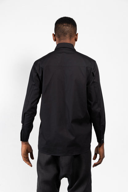 Fauno Tailored Front Pocket Hidden Button Shirt