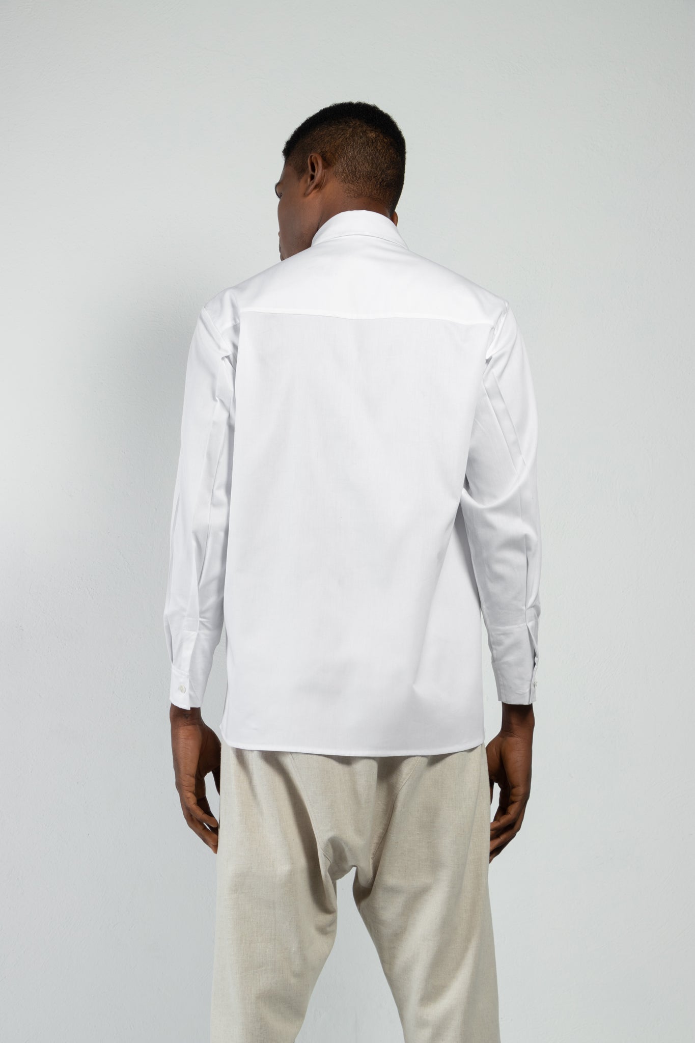 Fauno Tailored Front Pocket Hidden Button Shirt